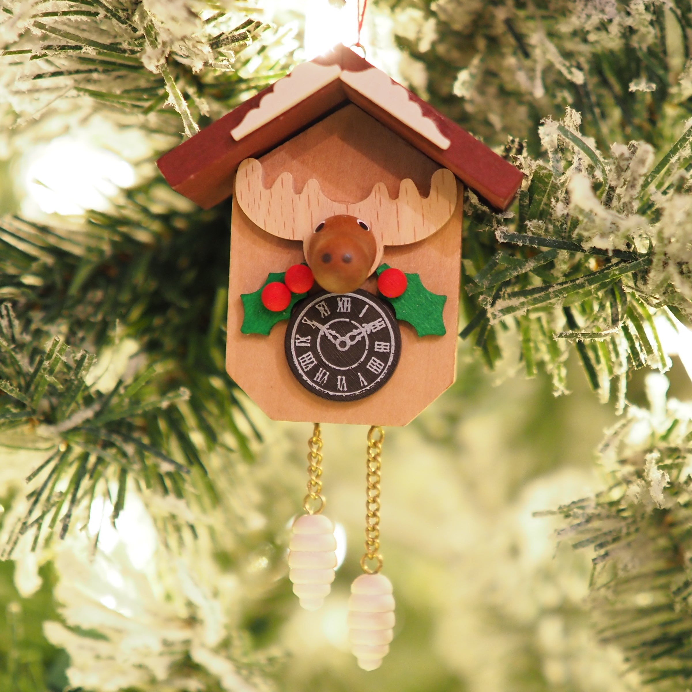 Cuckoo Clock - Christmas Moose - Christmas tree decoration